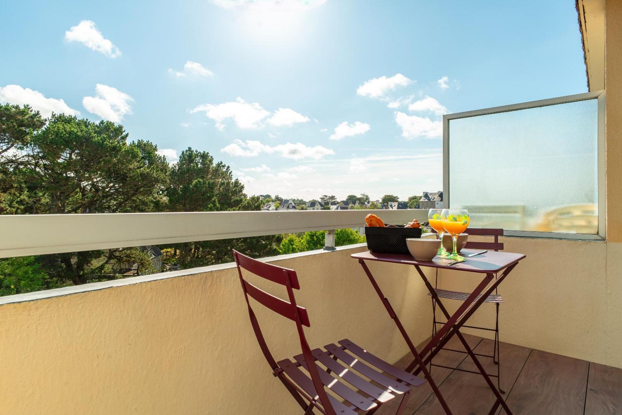 Le Rocher De Benodet - Studio 2P 150M De La Plage Eksteriør billede